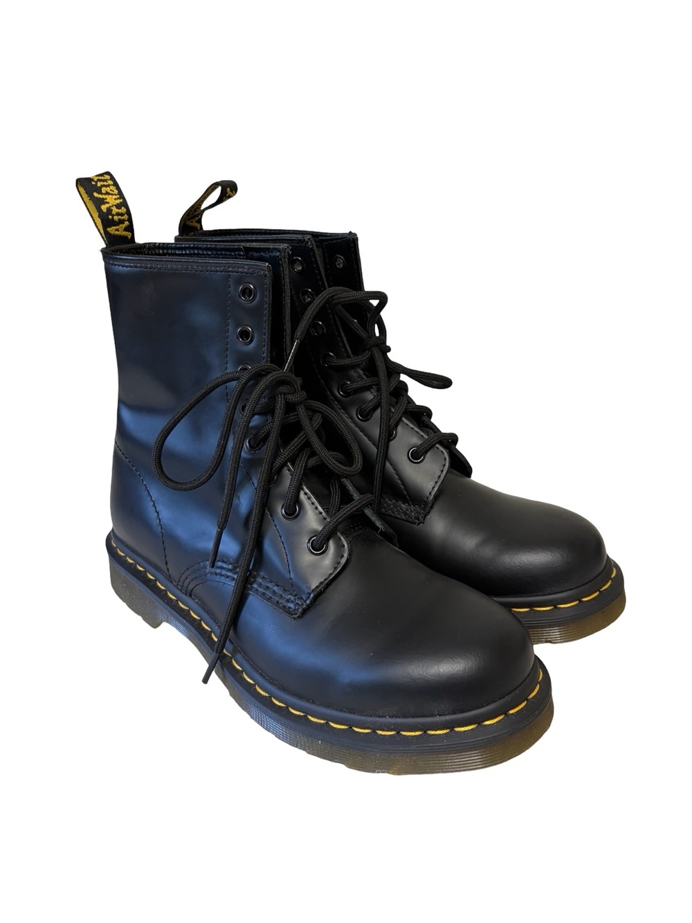 Doc Martens The Original 1460 Smooth Leather Lace Up Boots Black - EU 41 / W9